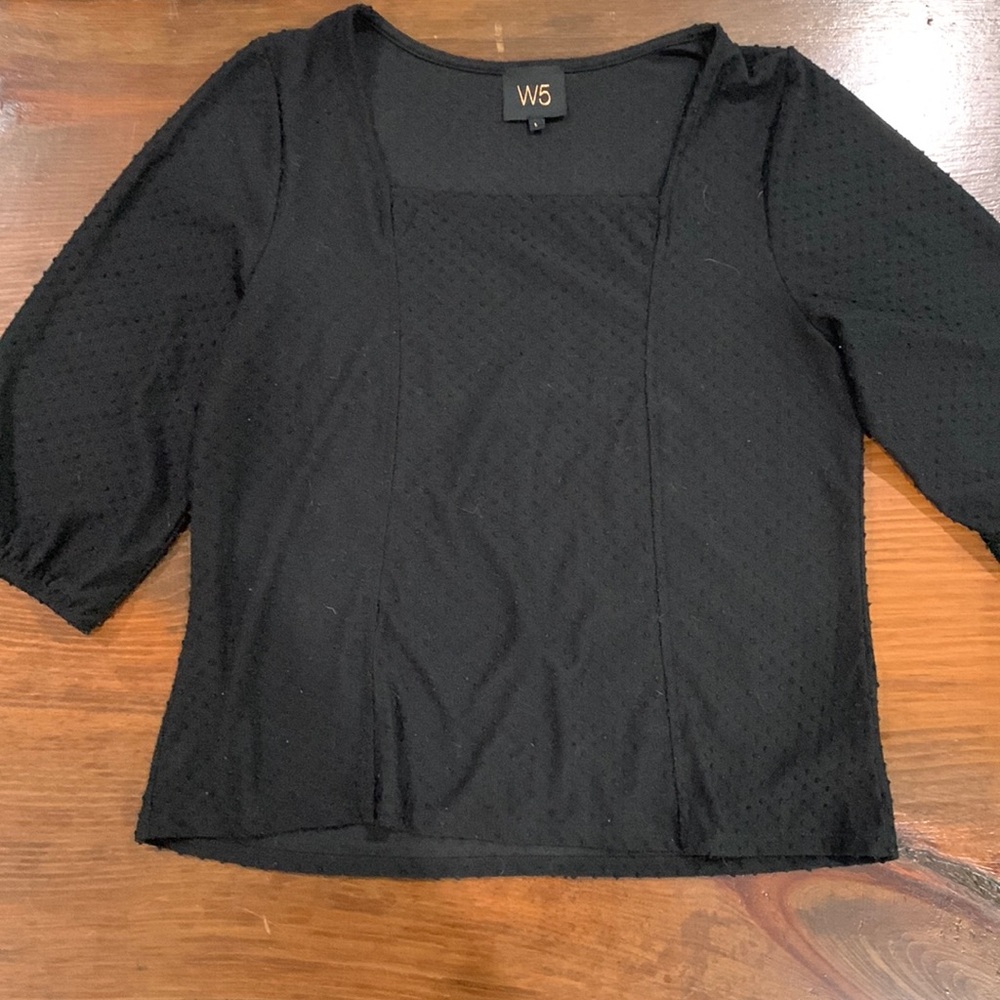 🌵3/$15 🌵 Textured black top : large